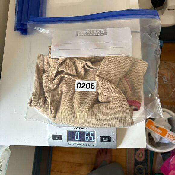 We the Free Oversized Tank Top Women's XL Tan Red Ribbed Boho - Picture 8 of 8